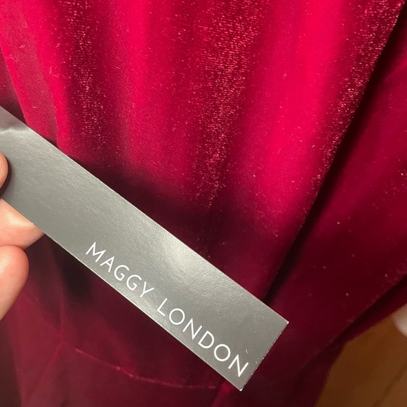 Maggy London Red Asymmetrical Dress - Picture 11 of 12